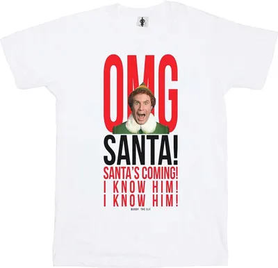 Produktbild von Elf - "OMG I Know Him" T-Shirt für Damen BI19299 (XL) (Weiß)