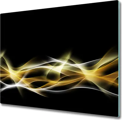 Produktbild von Glas Herdabdeckplatte 60x52 cm Spritzschutz Glasabdeckplatte Schneidebrett Abstraktion Licht