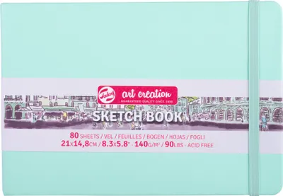 Immagine prodotto di Royal Talens 9314035M ROYAL TALENS Sketchbook Art Creation, 210 x 150 mm, menta