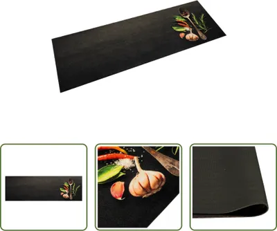 Produktbild von The Living Store Küchenteppich Waschbar Gewürze 60x180 cm Samt