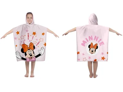 Obrázok produktu pre Ružové detské pončo Minnie Mouse