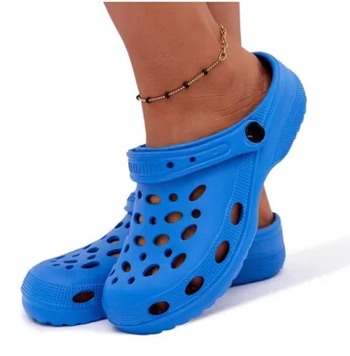 Produktbild von Damen dunkelblaue Schaumstoff-Clogs Slides Parker 38