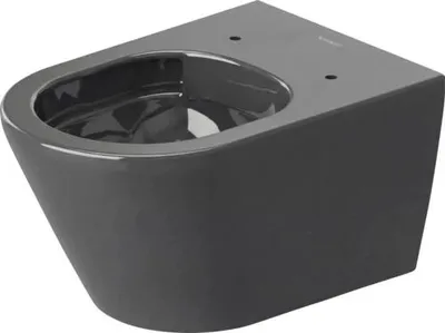 Produktbild von DURAVIT Wand-WC D-Neo Tiefspüler offener Spülrand anthrazit matt außen / anthrazit glänzend innen ohne WC-Sitz 257709890