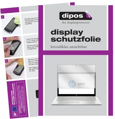 Produktbild von 2x Schutzfolie für HP Envy 17 bw0002ng klar Displayschutzfolie Folie Display Schutz dipos