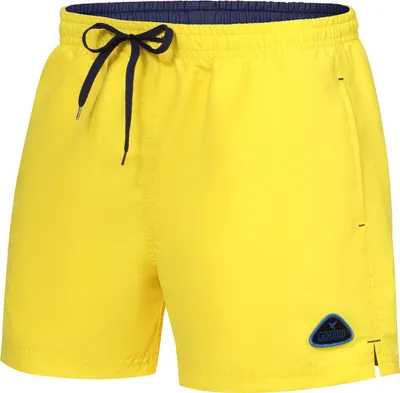 Produktbild von Ladeheid Herren Badehose Badeshorts Beachshorts Schwimmhose LAZA1003 (Gelb Marineblau, XL)