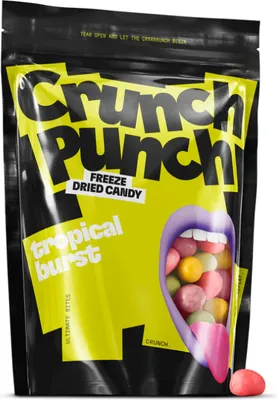 Produktbild von Crunch Punch Freeze Dried Candy Tropical Burst 200g