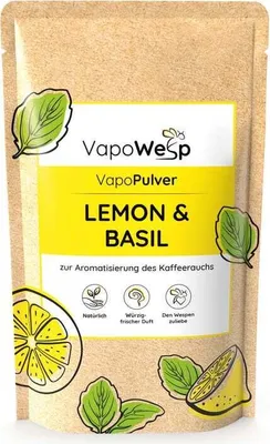 Produktbild von VapoWesp Pulver Lemon & Basil - 100 g