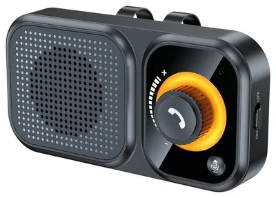 Productafbeelding van INF BT17 Zonneklep Handsfree Autokit — Bluetooth 5.4+EDR, 3W Speaker, 17-20 uur Gespreksduur, Ingebouwde Oplaadbare Accu