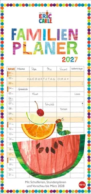 Obrázek produktu pro Malá nenasytná housenka – rodinný diář 2027