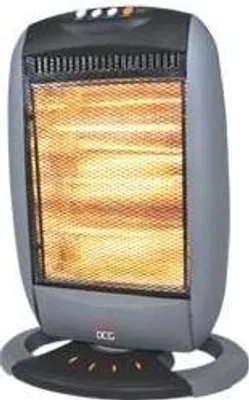Zdjęcie produktu dla DCG Eltronic SA9223, Grzejnik elektryczny halogenowy, Podłoga, Czarny, Szary, Przyciski, 1200 W, 400 W