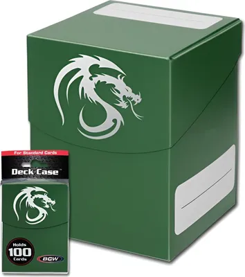 Immagine prodotto di BCW Deck Case Standad Matte 100+- Verde