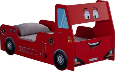 Produktbild von Rotes Kinderbett Feuerwehrbett Edle Schlafzimmer Designer Betten
