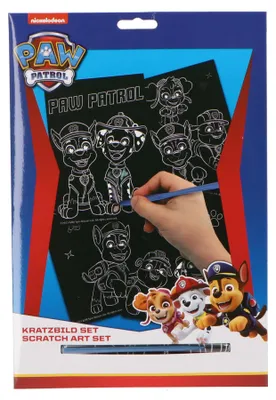 Produktbild von Paw Patrol Kratzbilder Set für Kinder