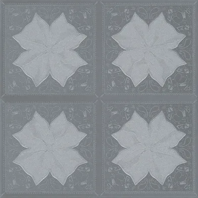 Produktbild von Profhome 378455-GU Exklusive Luxus Tapete Ornament glitzernd grau silber 5,33 m2