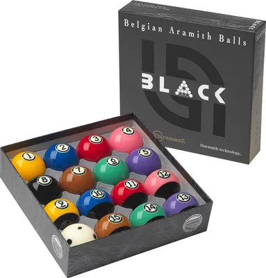 Produktbild von Aramith Tournament BLACK Billardkugeln Satz 57,2 mm