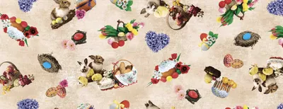 Produktbild von PVC Tischdecke Ostern 3 Wachstuch - Eckig - Länge & Breite wählbar - abwaschbar - Osterhase Osterei Küken bunt, Größe:140 x 100 cm