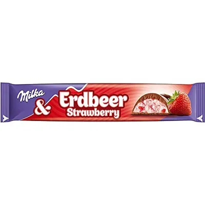 Immagine prodotto di Mondelēz Milka Bar Choco Strawberry confezione da 36 pezzi