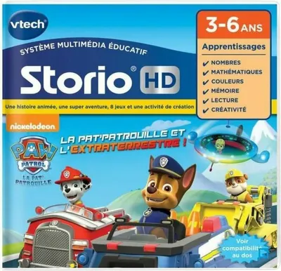 Obrázok produktu pre VTech Jeu Storio HD Pat' Patrouille, 3 rok / roky, 6 rok / roky, 53 mm, 12 mm, 65 g, 20 mm