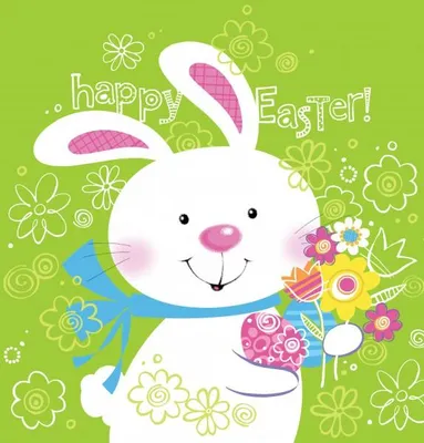 Produktbild von Plastik Tischdecke Hoppy Bunny