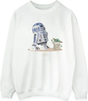 Image de Star Wars - "The Mandalorian" Sweat-shirt pour homme BI46648 (M) (Blanc)