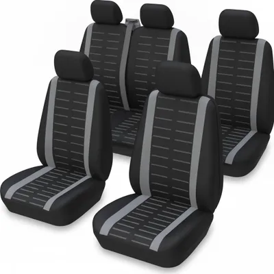 Obrázek produktu pro InAndOutdoorMatch - Potahy do autosedaček - Univerzální - Šedá barva