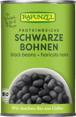 Obrázek produktu pro RapunzelČerná fazole ve slaném nálevu (400g), 105145