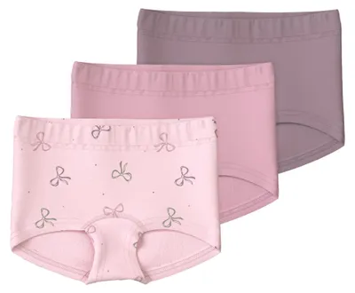 Produktbild von Name IT Mädchen Nmftights 3P Barely Pink Bow Noos, Barely Pink, Numeric 92 EU