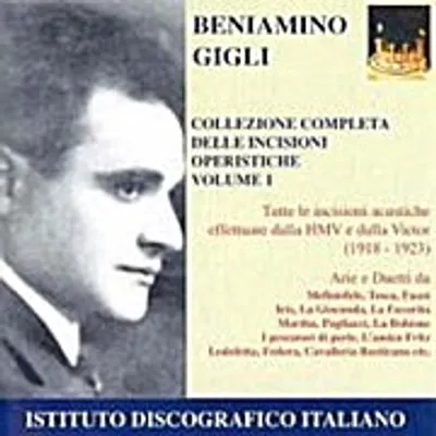 Produktbild von Gigli, B: Sämtliche Opernaufnahmen Vol.1: 1918-1923