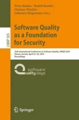 Produktbild von Software Quality as a Foundation for Security