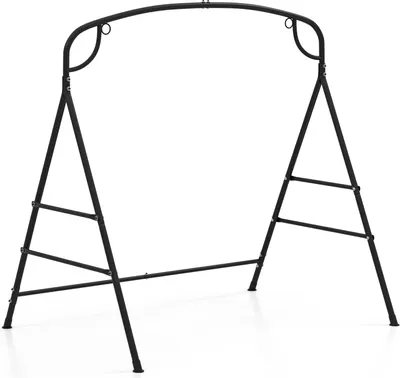 Produktbild von Rama huśtawki COSTWAY do ławki wiszącej, metalowa rama huśtawki o nośności do 300 kg 180x133x182 cm