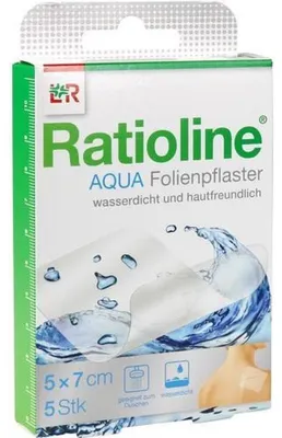 Produktbild von RATIOLINE aqua Duschpflaster 5x7 cm