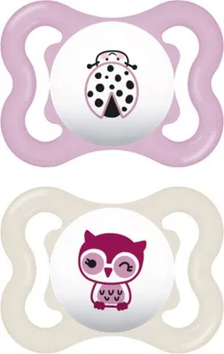 Produktbild von Mam Baby Dummy Perfect Star 0-2 Pink 2U