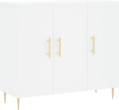 Immagine prodotto di vidaXL Credenza bianca 90x34x80 cm materiale a base di legno