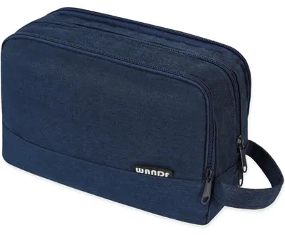Produktbild von Kulturbeutel Reise Toilettenorganizer Herren Damen Marineblau 24x15x12cm