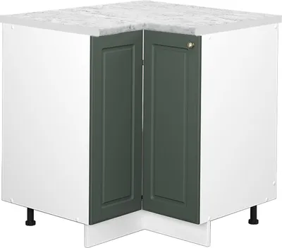 Produktbild von Eckunterschrank Vicco Fame-Line Grün-Gold Landhaus 80.5 cm , AP Marmor, Model 45498
