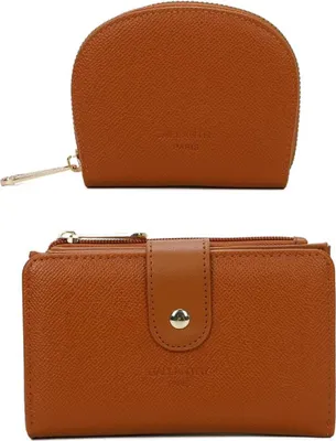 Produktbild von Gallantry, Geschenkset: Geldbörse und Kartenetui für Damen, Braun