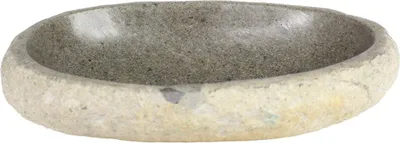 Produktbild von Naturstein Schale Steinschale Vogeltränke Flussstein Obstschale Aufbewahrung Napf Steinbehälter Waschschale Natur Stein S2