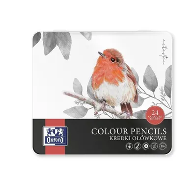 Image de Boîte métal crayons 24 couleurs