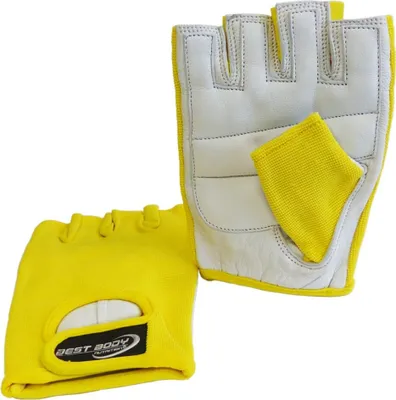 Produktbild von Best Body Nutrition - Handschuhe Power - gelb - Paar, 1 x Paar, Größe: M