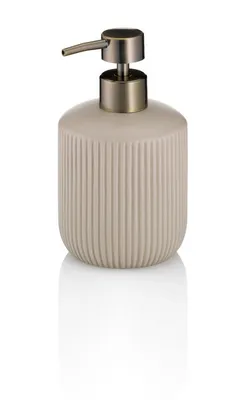 Zdjęcie produktu dla KELA Dozownik mydła Adele ceramiczny szary 400 ml KL-23740