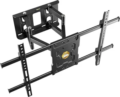 Produktbild von RICOO TV Wandhalterung Fernseher Halterung S7264 für 40–75 Zoll Wandhalter schwenkbar & neigbar mit VESA 600x400 für flach & Curved Monitore Fernsehhalterung zur Wandmontage bis 50 kg – 40–75 Zoll (S7
