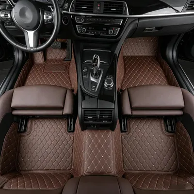 Image de Tapis de sol pour voiture, imperméables, antidérapants, café, véhicules à conduite à droite