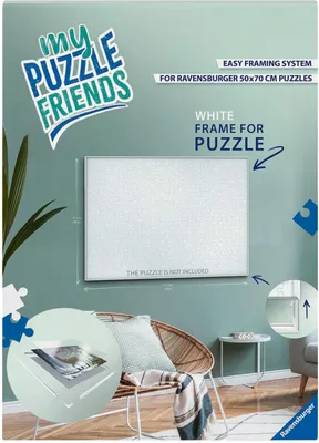 Image de Ravensburger Puzzel Lijst 1000 Stukjes Puzzel Wit