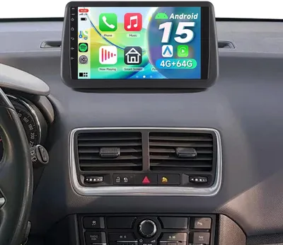 Image de Autoradio - Autoradio multimédia - Autoradio 1 DIN - Écran tactile de 9 pouces - Android 15