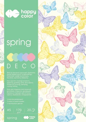 Image de Carnet de notes avec motif printanier A5, 20 feuilles