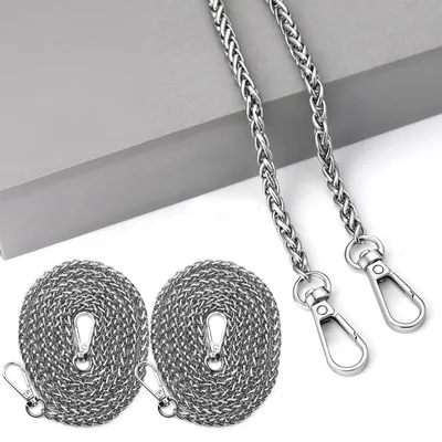 Image de Lot de 2 chaînes pour sacs, en argent