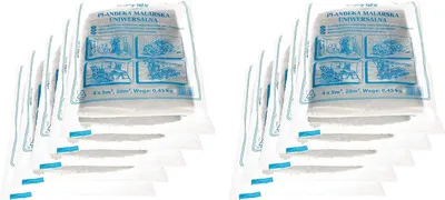 Obrázok produktu pre KOTARBAU® Sada 25 ks maliarskej fólie, krycia fólie, 4 x 5 m, maliarska textília, krycia plachta, ochranná fólia na stavbu, odolná, priehľadná, hrubá fólia