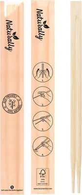 Produktbild von 250x Essstäbchen "Asia" aus Bambus 23cm