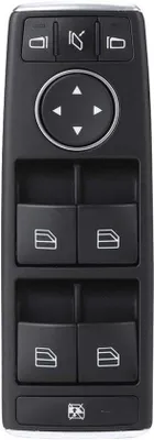 Immagine prodotto di Interruttore elettrico per alzacristalli Mercedes Classe C W204 - Comando principale sinistro - Nero - Accessori auto
