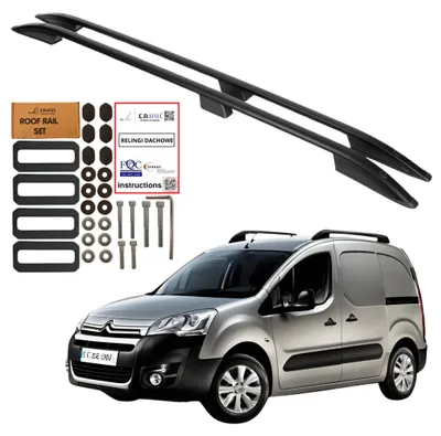 Obrázok produktu pre STREŠNÉ NOSIČE PEUGEOT PARTNER / CITROEN BERLINGO II 2 od roku výroby 2007-2018 Čierne